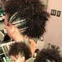 braid style w/beads (hair added)