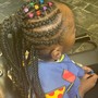 5 or more Waist Length Feed In Braids(up to 10)