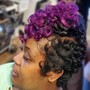 Relaxer Touch Up and Style