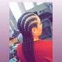 6-7 Feed in Braids