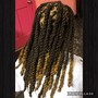 Retwist Pin Up Style (Extra Long Locs) Add $25 for butt length