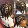 Kids (5-12) Retwist and Loc Petal Style