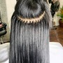 Wrap around ponytail