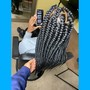 Medium Box Braids- Lower Back