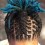 Retwist Pin Up Style (shoulder length)