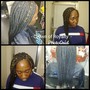 Med box braids bob