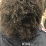 Perm and wash  and style