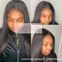 Closure wig install