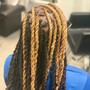 Locs roots color touch up