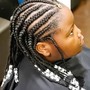 Child Braids with beads