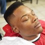 MENS HAIRCUT W/ FACE SHAVE