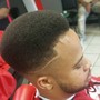 MENS HAIRCUT W/ FACE SHAVE