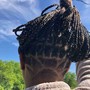 Medium knotless Braids