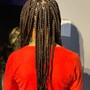 Small knotless Box Braids