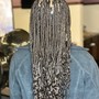 Small knotless Box Braids