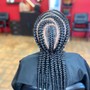 Medium Goddess knotless Braids