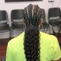 10-15 stitch feed in braids