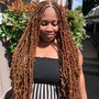 Invisible/ illusion Locs (Hair included)