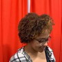 Women's Natural Short Cut & Curl Definition