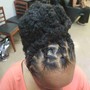 Perm Color Full Head, Wash, Treatment, Retwist, Style (Basic Style)