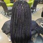 Kinky Twists Middle Back