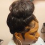 Frontal ponytail / relaxer