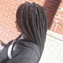 Large (7 braids) Feed in Braids weave included