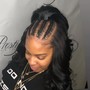 Partial sew in