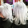 Bleach root touch up and Tone