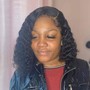 Weave maintenance/spot sew in