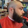 Haircut and beard  /hot towel shave