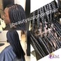 Ponytail feed-in /ghana cornrows Large size