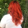 Red/Blonde (per bundle, closure, frontal)