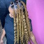 Big braids/box braids in the back