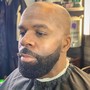 GQ Bald head razor shave with Beard detailing