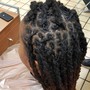 Updo/Relaxed hair