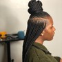 Sleek ponytail