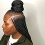 Sleek ponytail