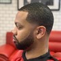 mens haircut and beard trim