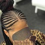 Large Knotless Box Braids