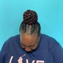 Large Feed-In Ponytail