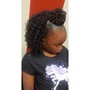 Kids natural hair two strand twist