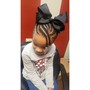 Kid's med boho knotless braids