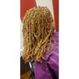 Natural hair medium two strand/comb twists