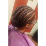 Natural hair medium two strand/comb twists