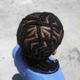 Mohawks  with marley twist  kids