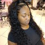 Relaxer and full head tape in extensions