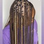 Medium Knotless braided Wig