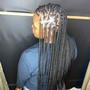 Medium Mid Back Braids