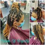 Micro locs twist  (neck length )